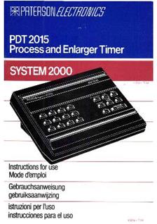 Philips PDB 2053 manual. Camera Instructions.